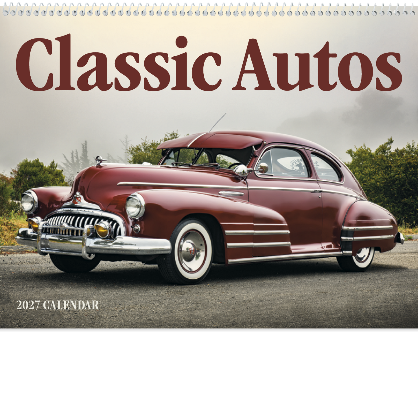 Classic Autos - Spiral Calendar