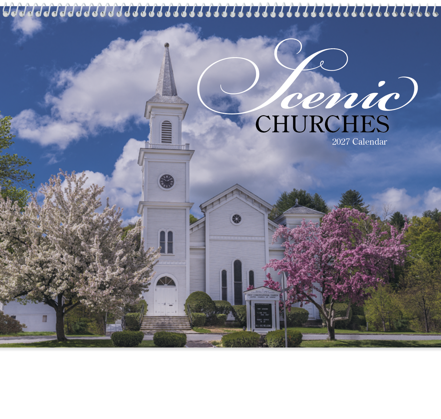 Scenic Churches - Spiral Calendar