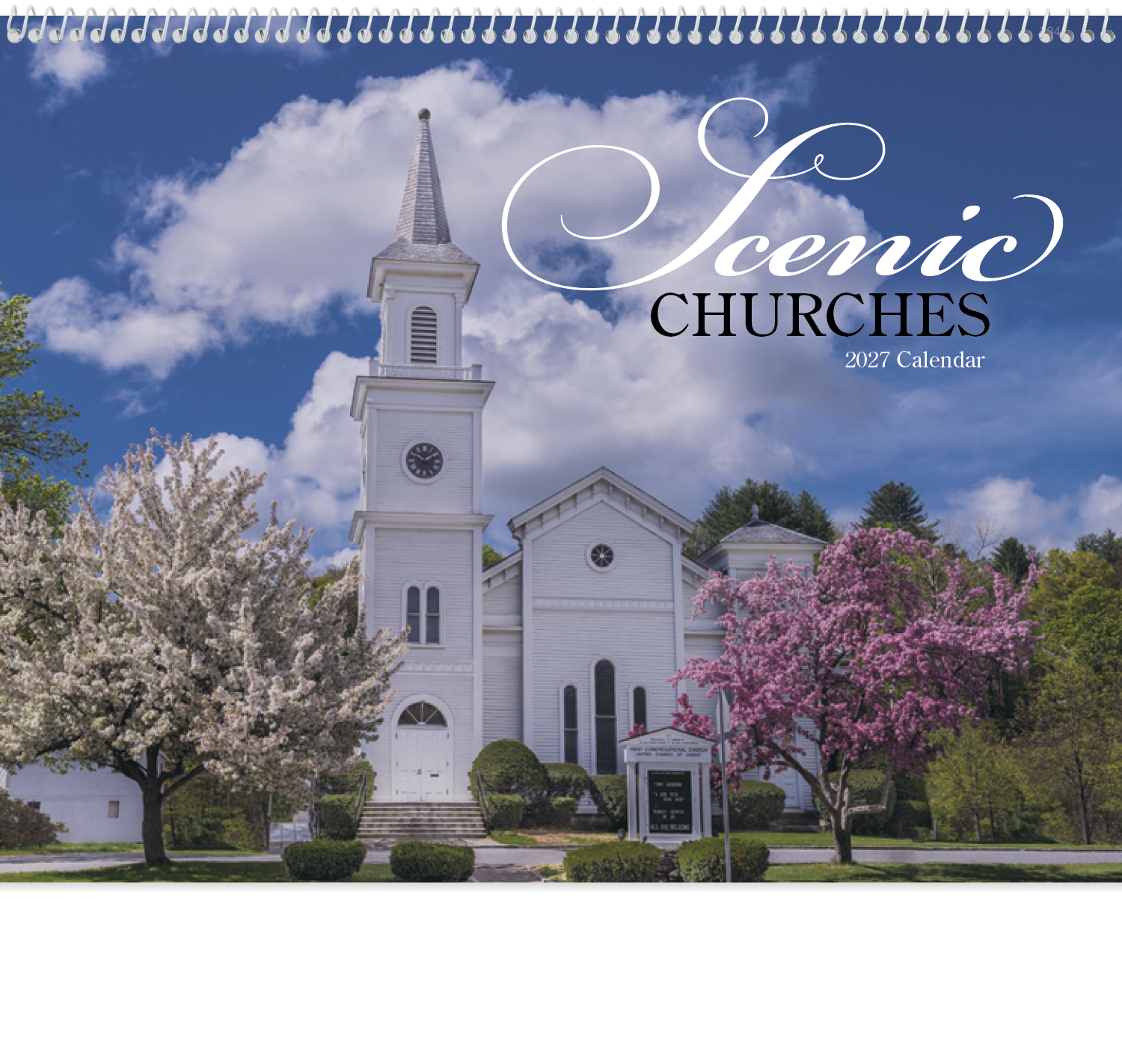 Scenic Churches - Spiral Calendar