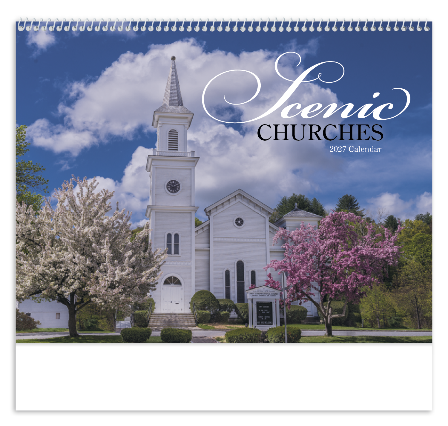 Scenic Churches - Spiral Calendar