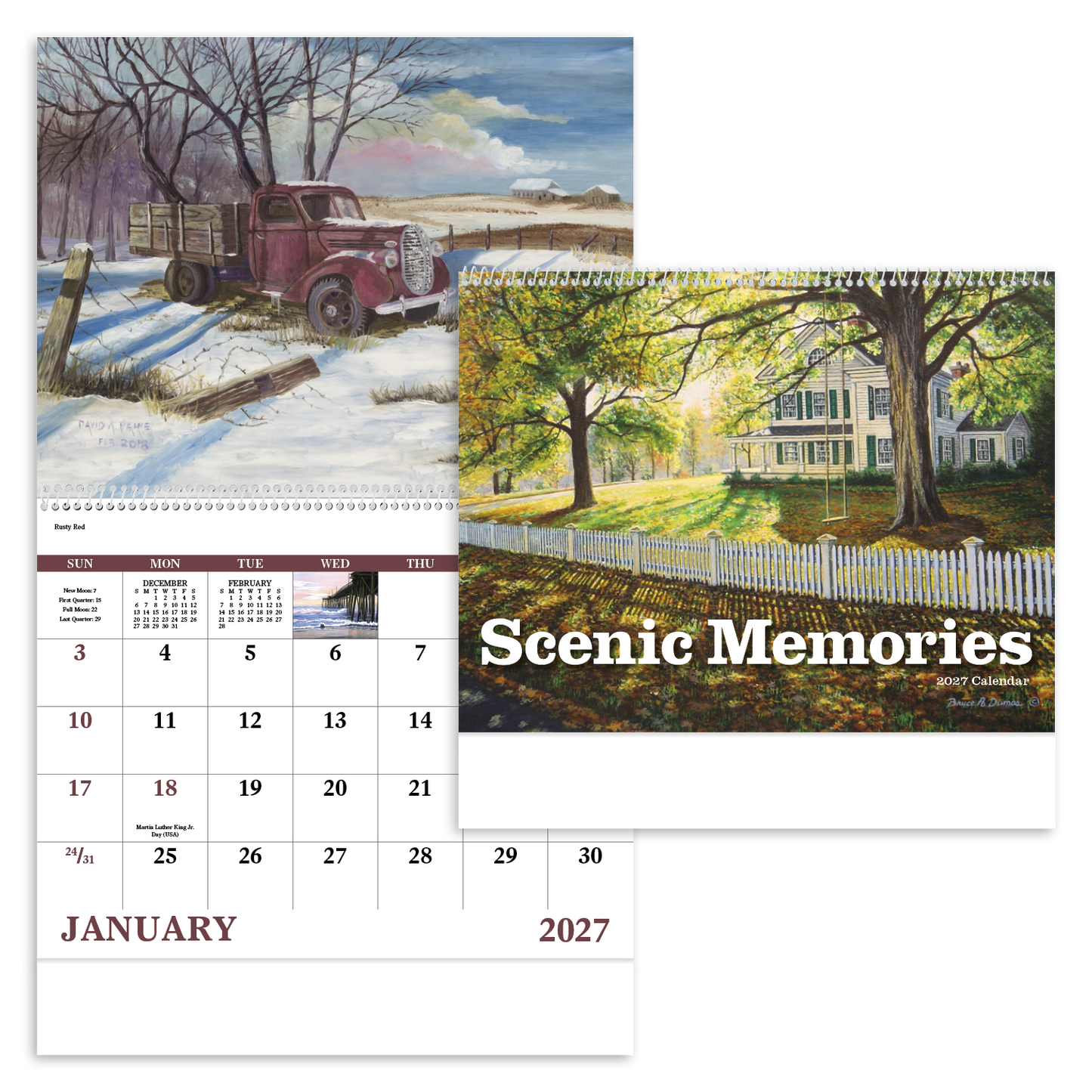 Scenic Memories - Spiral Calendar