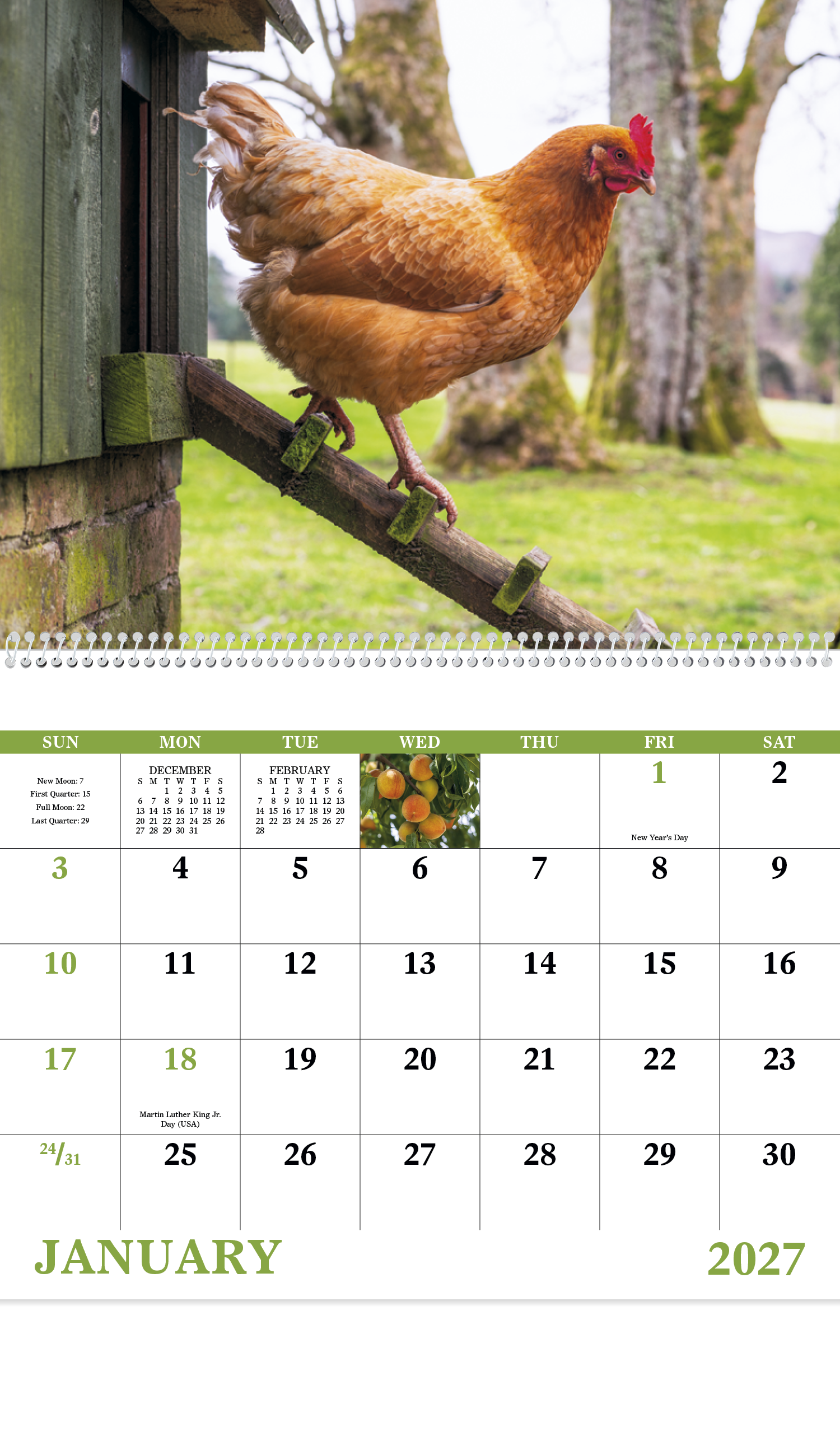 Agriculture - Spiral Calendar