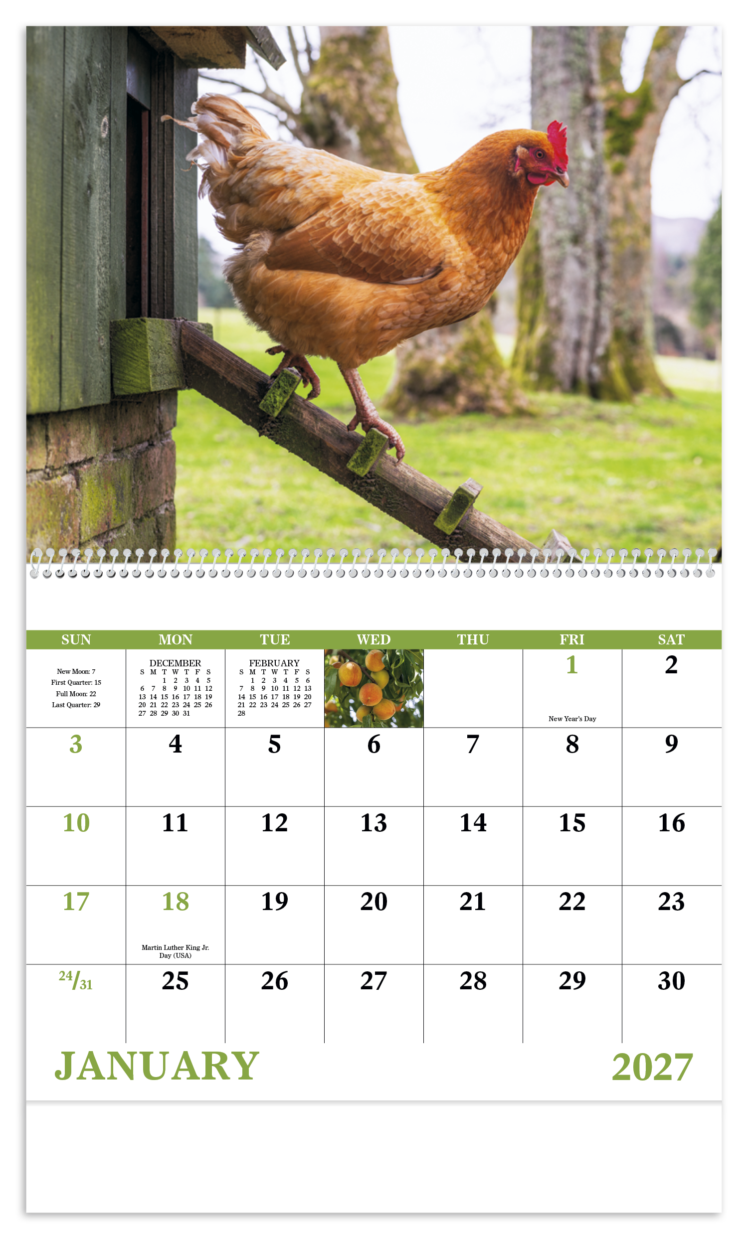 Agriculture - Spiral Calendar