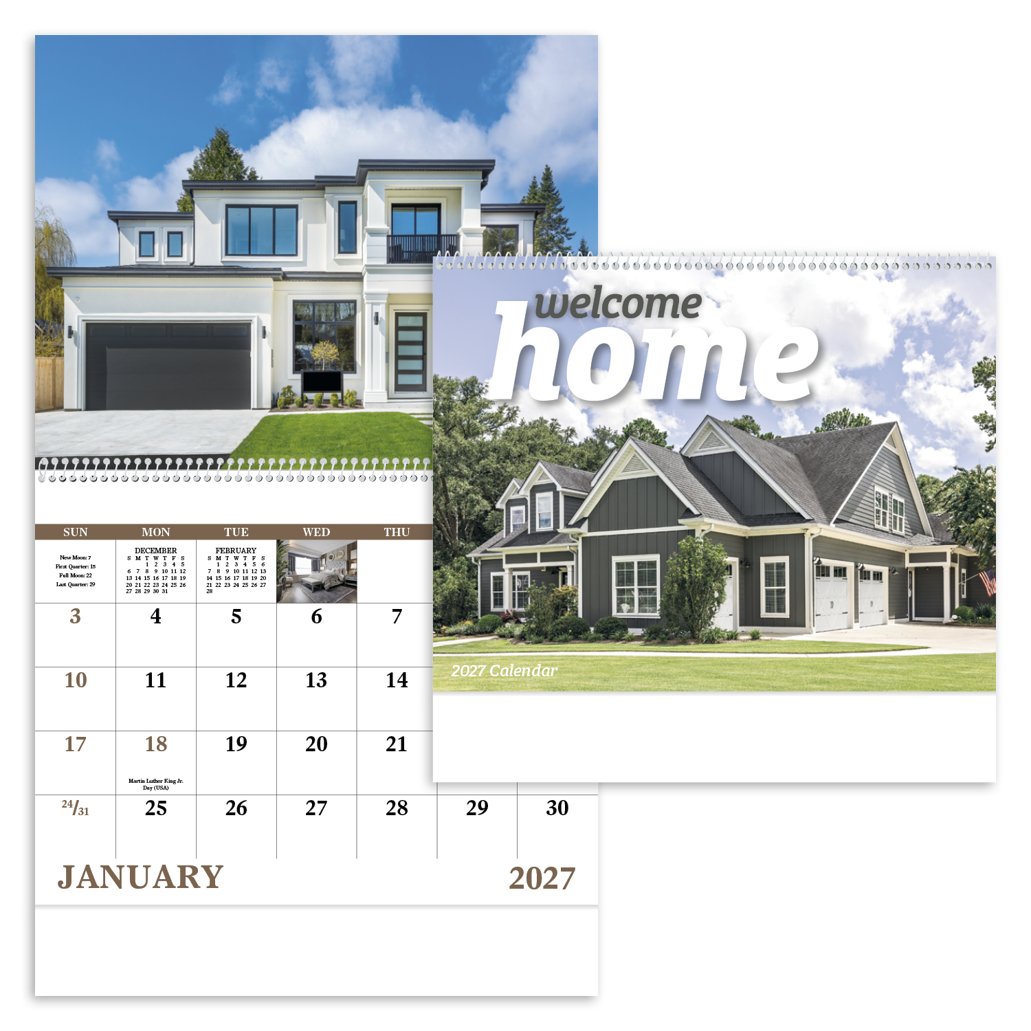 Welcome Home - Spiral Calendar