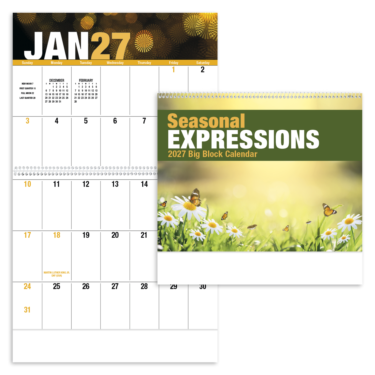 Seasonal Expressions Big Block Calendar