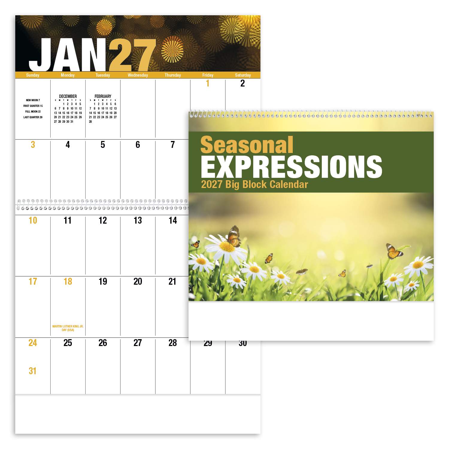 Seasonal Expressions Big Block Calendar