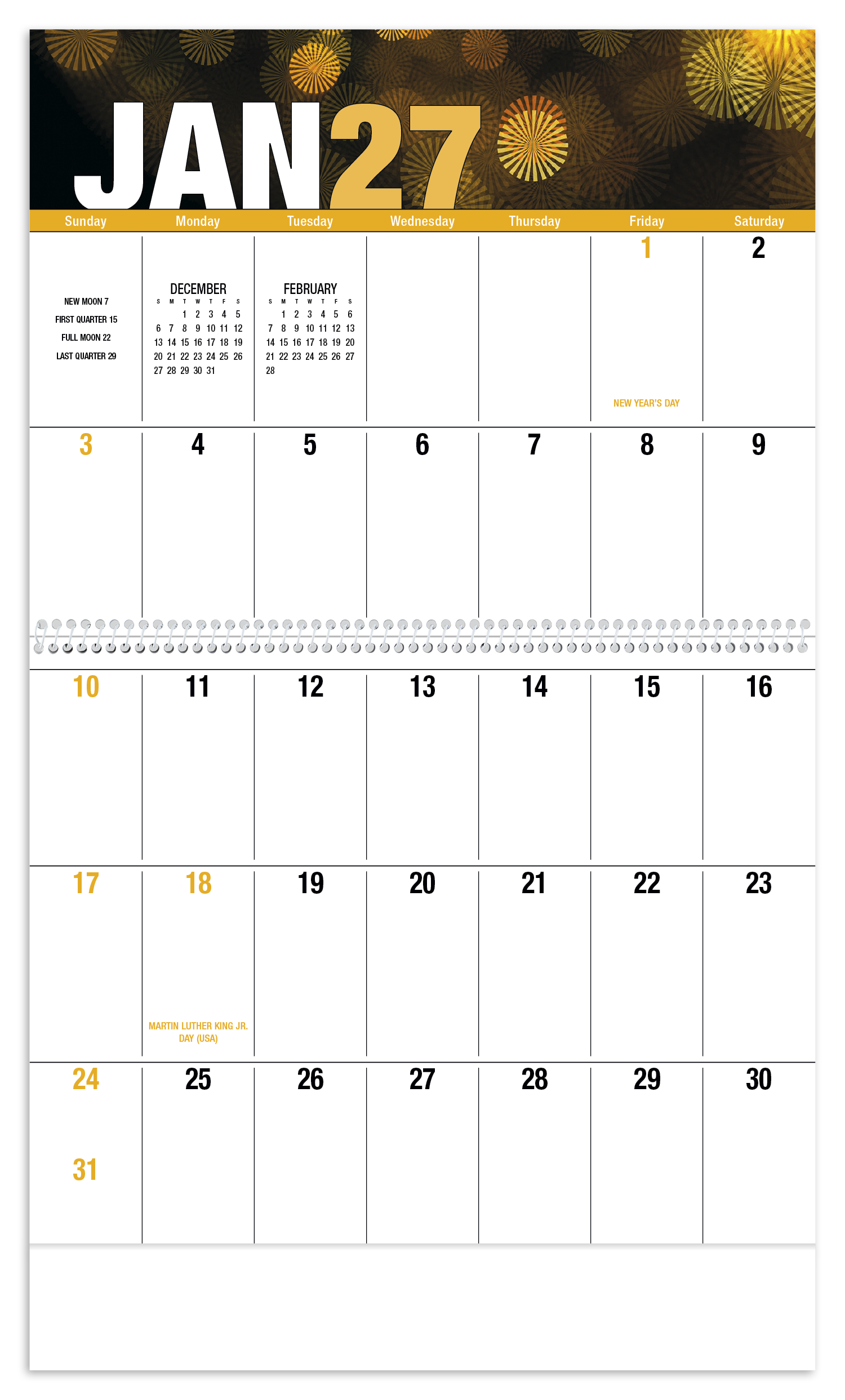 Seasonal Expressions Big Block Calendar