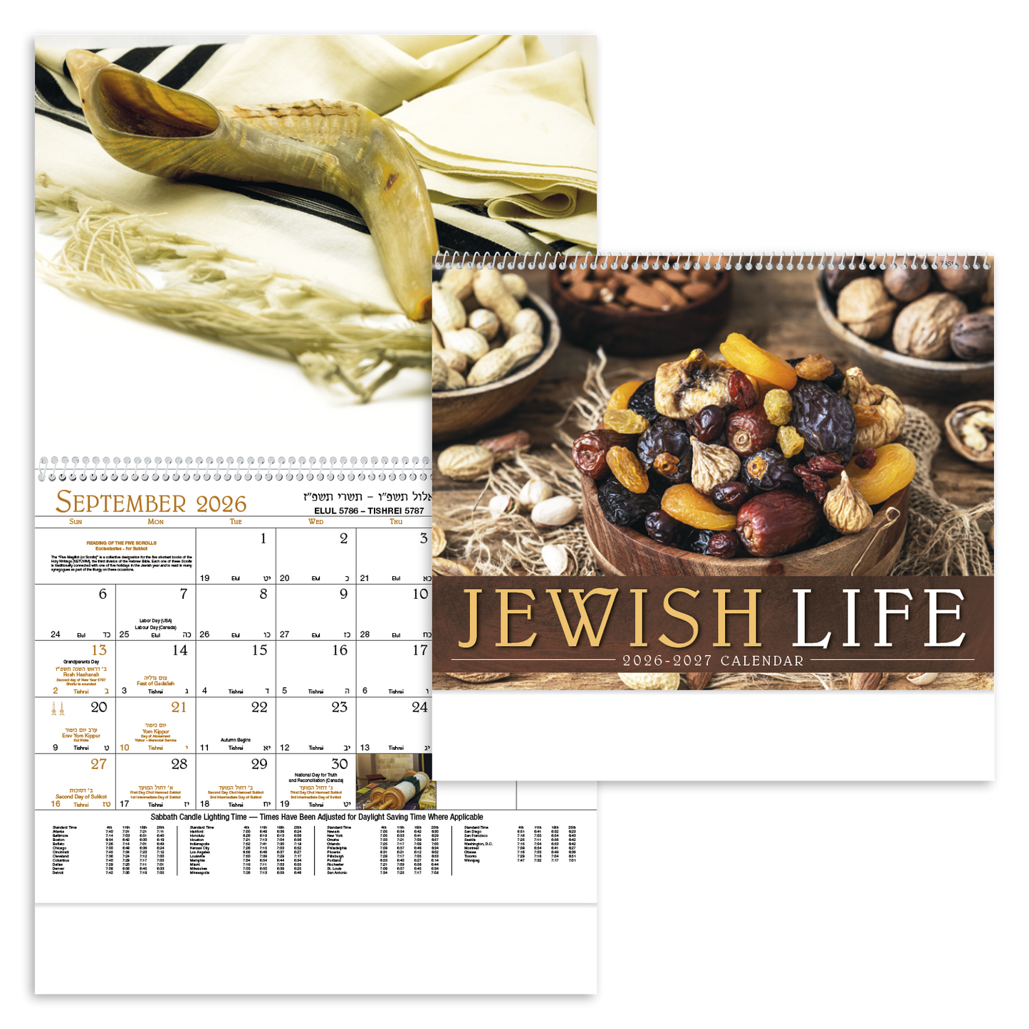 Jewish Life - Spiral Calendar