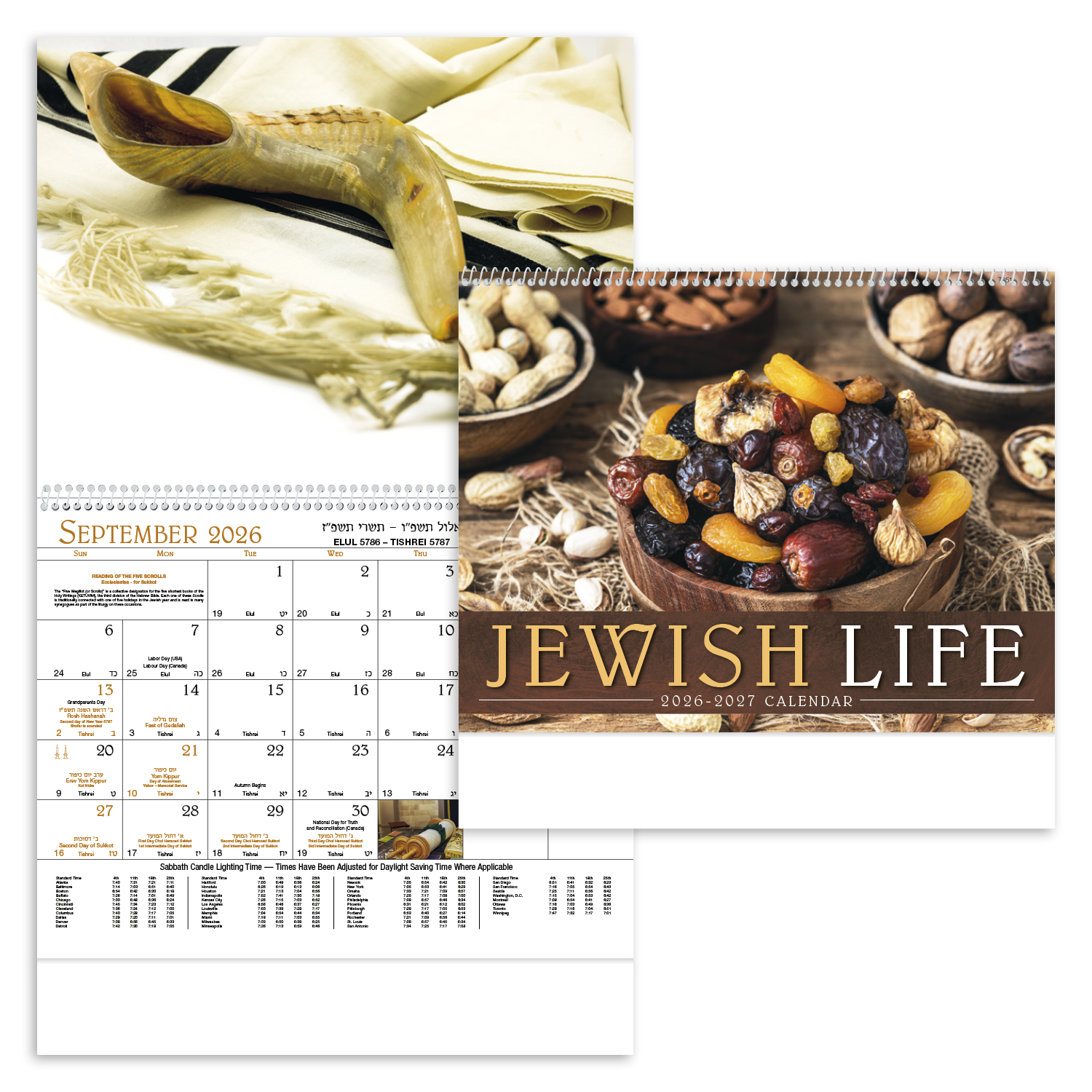 Jewish Life - Spiral Calendar