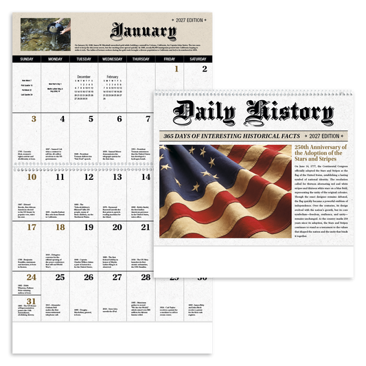 Daily History Spiral Calendar