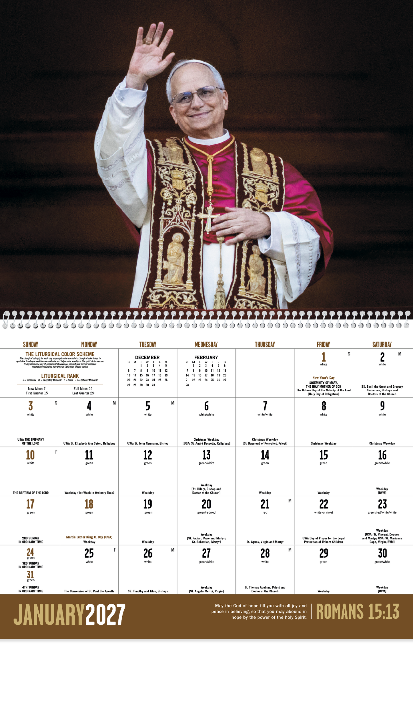 Catholic Spirit - Spiral Calendar