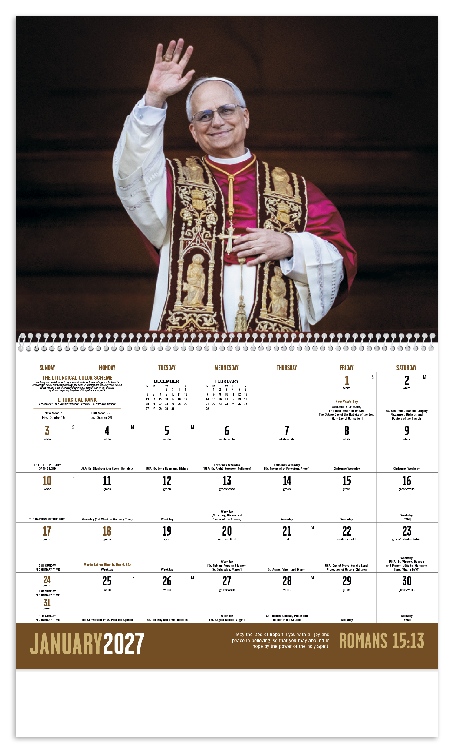 Catholic Spirit - Spiral Calendar