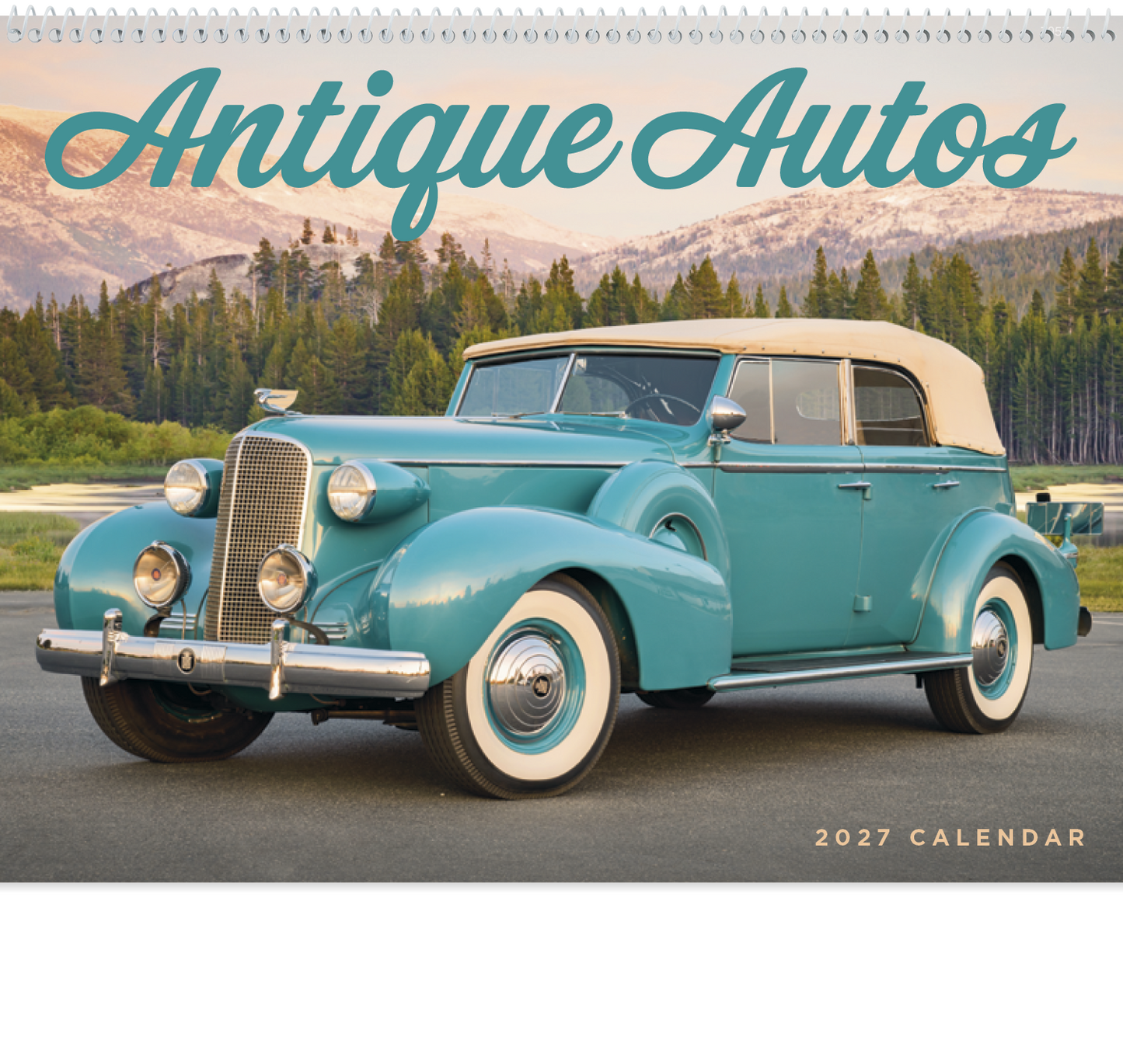 Antique Autos - Spiral Calendar