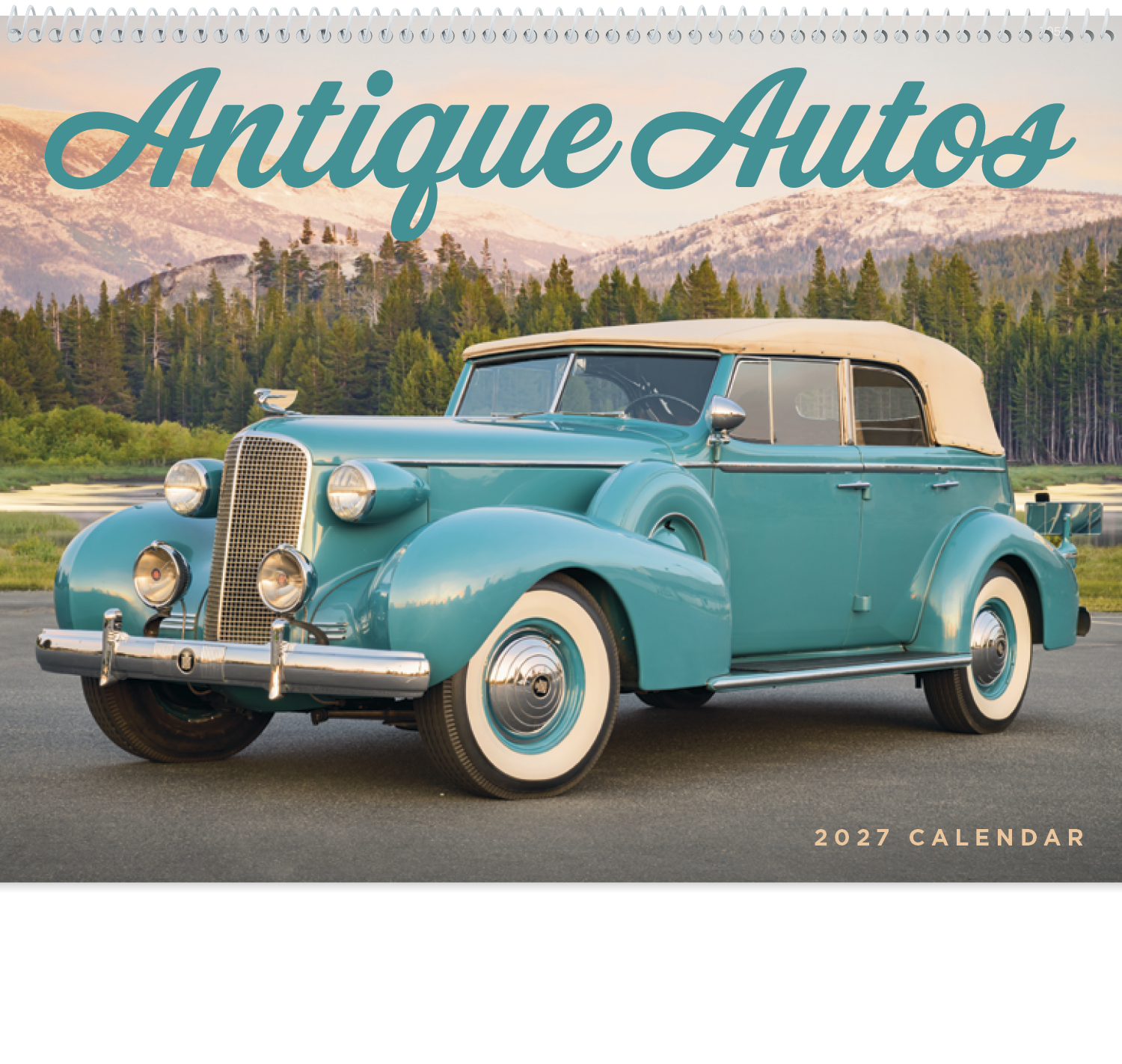 Antique Autos - Spiral Calendar