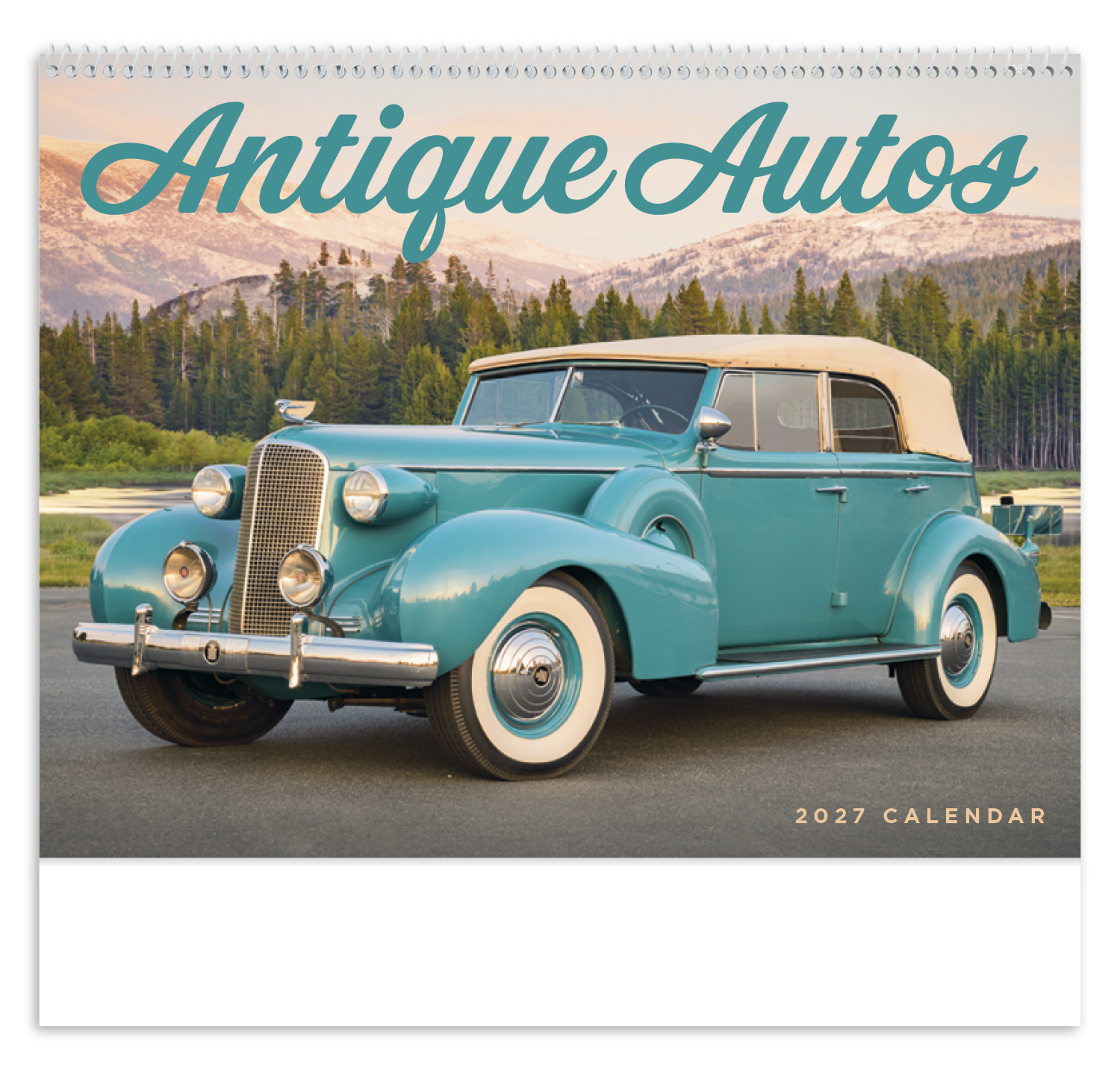 Antique Autos - Spiral Calendar