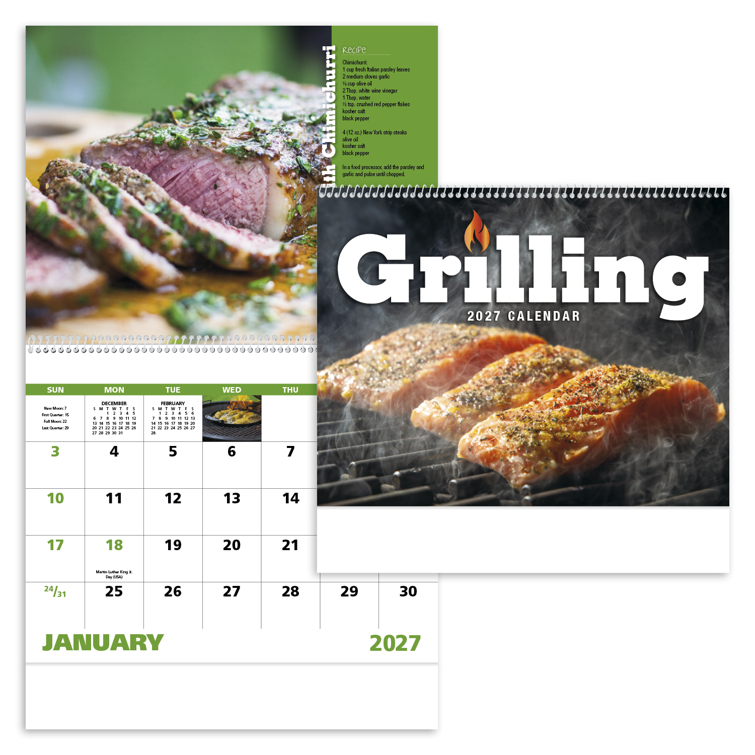 Grilling - Spiral Calendar