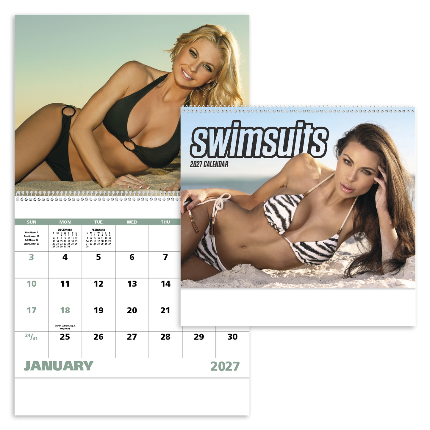 Swimsuits - Spiral Calendar