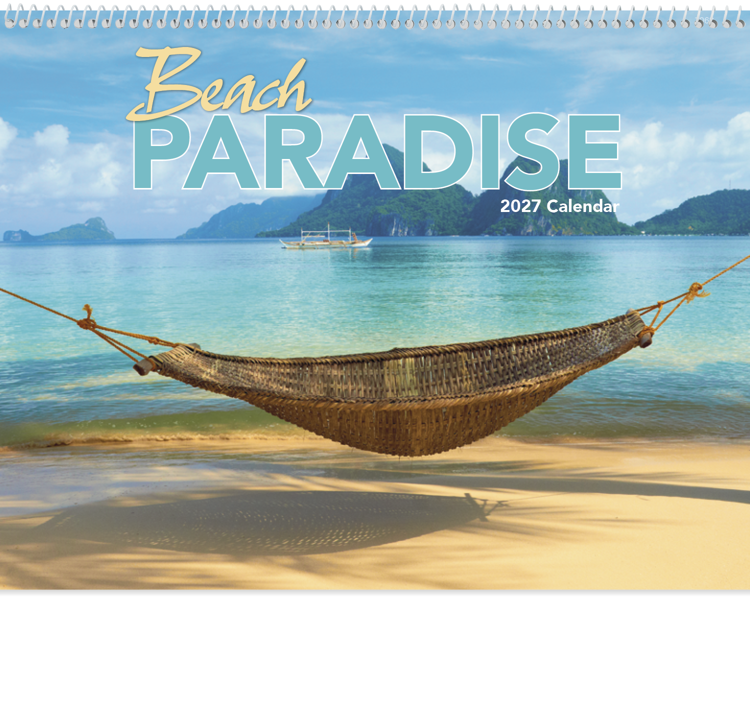Beach Paradise - Spiral Calendar