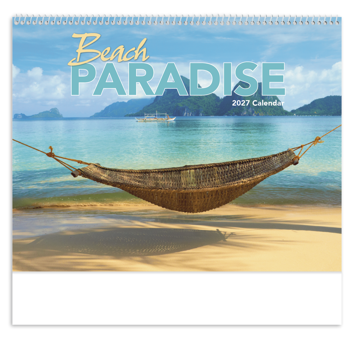 Beach Paradise - Spiral Calendar