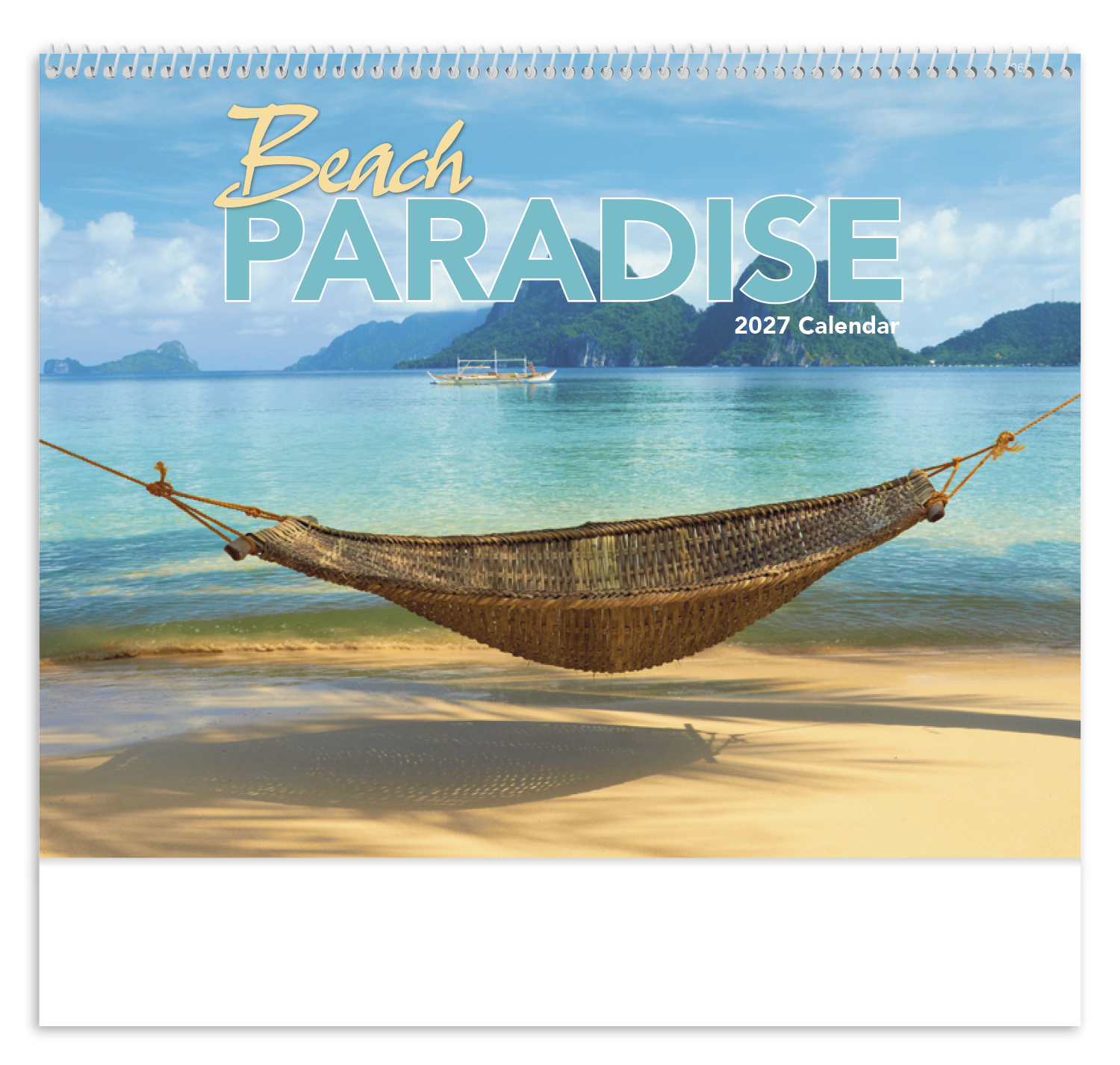 Beach Paradise - Spiral Calendar