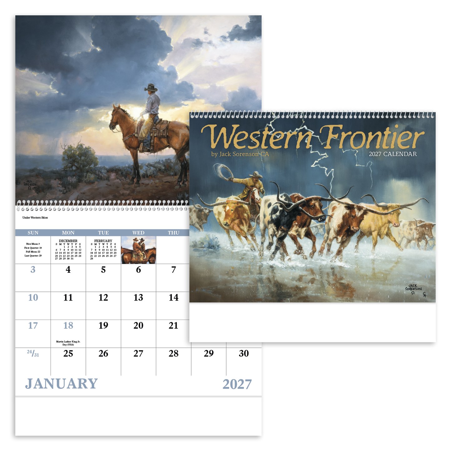 Western Frontier - Spiral Calendar
