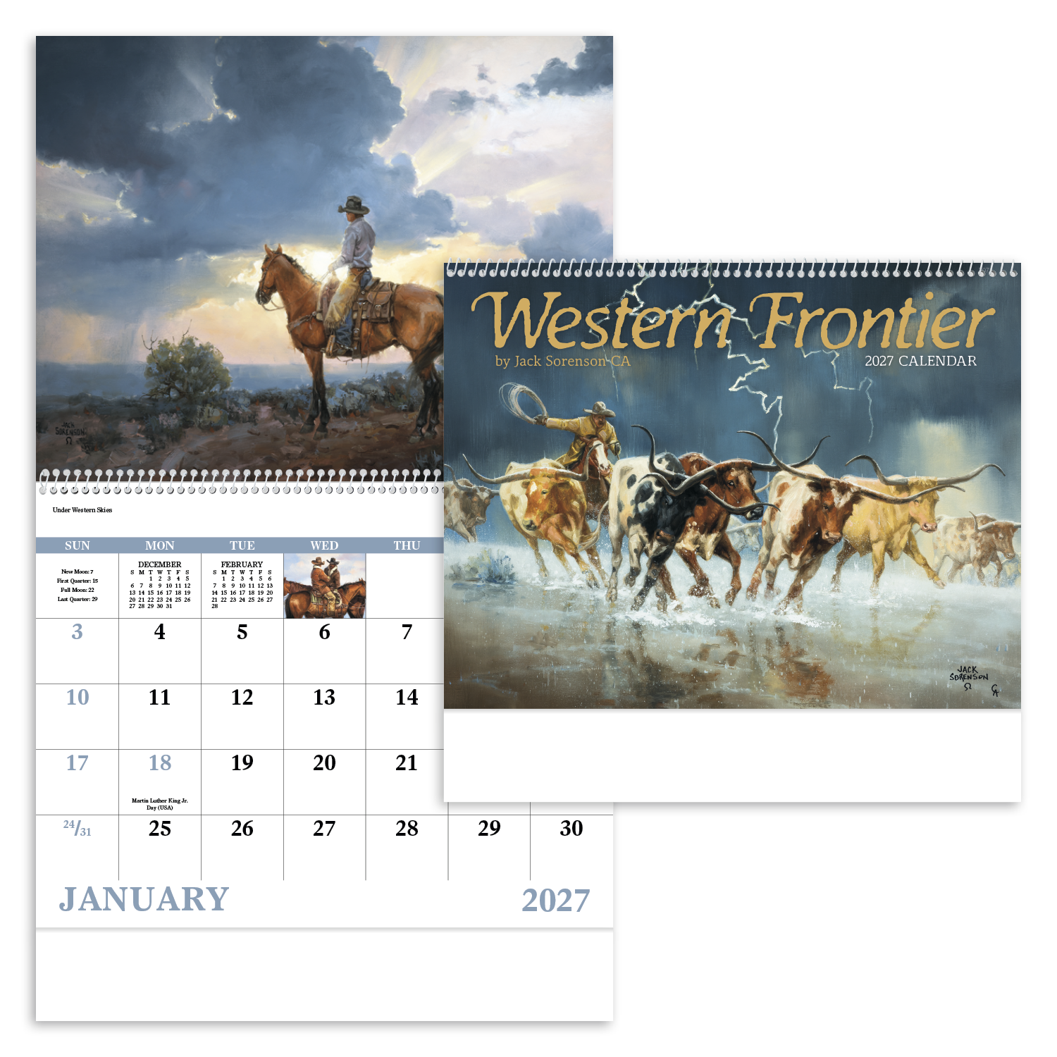 Western Frontier - Spiral Calendar