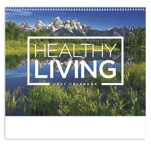 Custom logo Healthy Living - Spiral Calendar