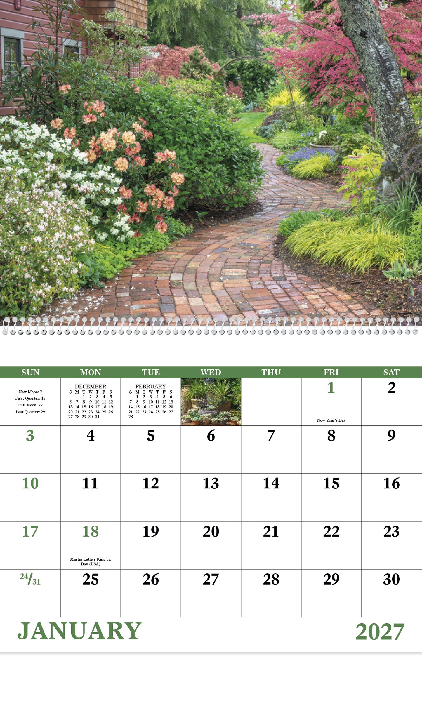Garden Walk - Spiral Calendar