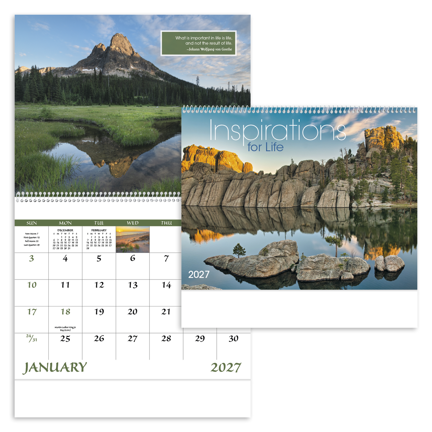 Inspirations for Life - Spiral Calendar