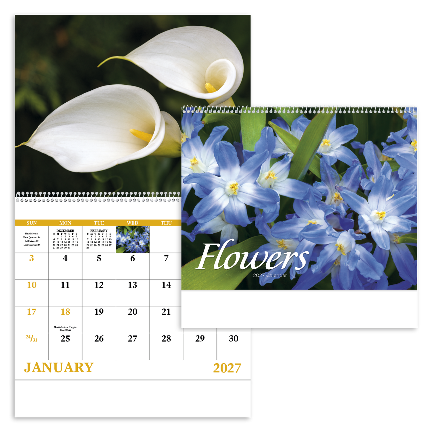 Flowers - Spiral Calendar