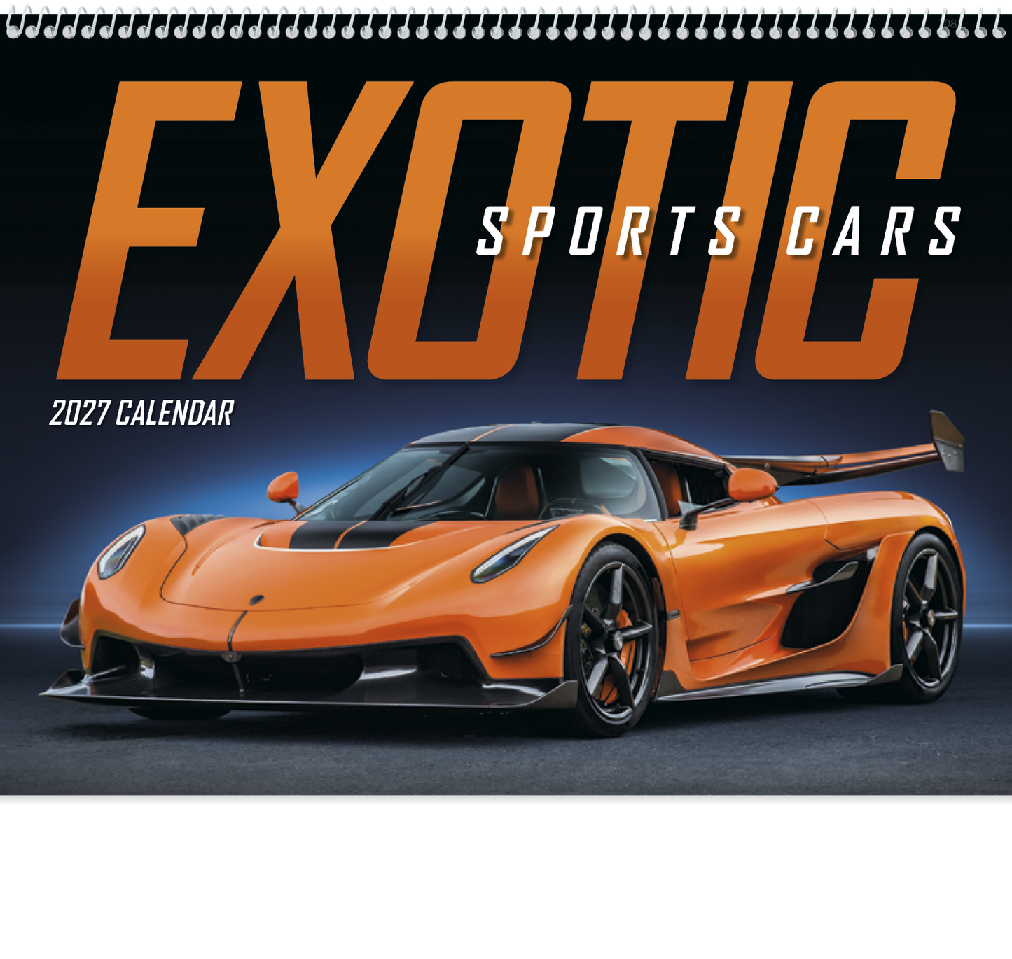 Exotic Sports Cars - Spiral Calendar