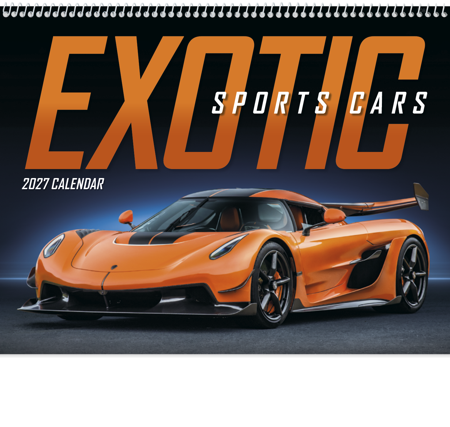 Exotic Sports Cars - Spiral Calendar