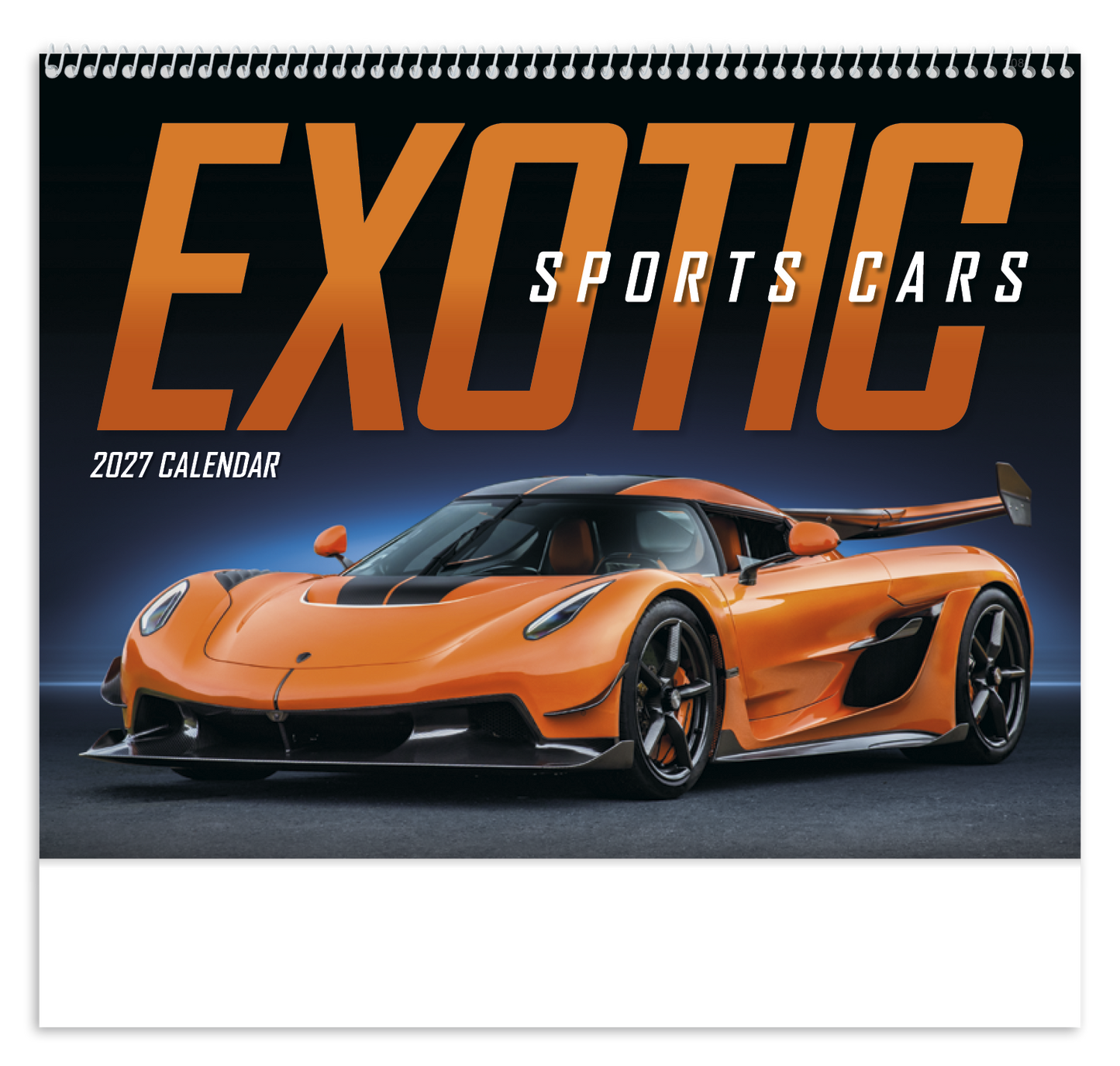 Exotic Sports Cars - Spiral Calendar