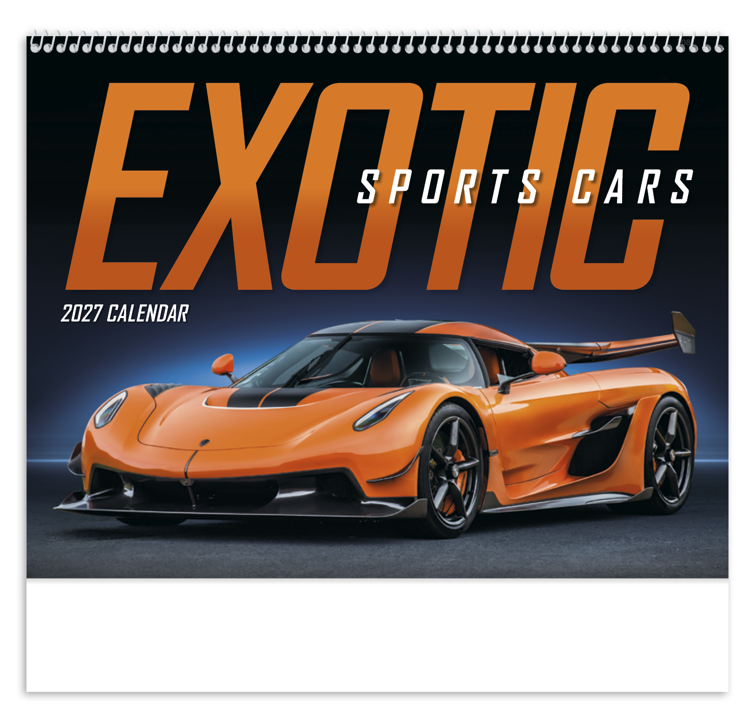Exotic Sports Cars - Spiral Calendar