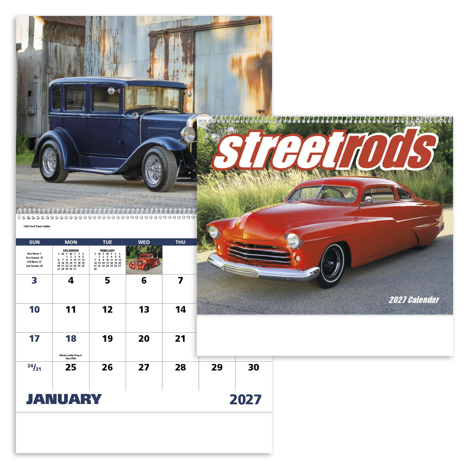 Street Rods - Spiral Calendar