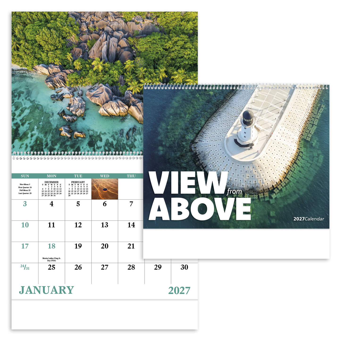 View from Above - Spiral Calendar