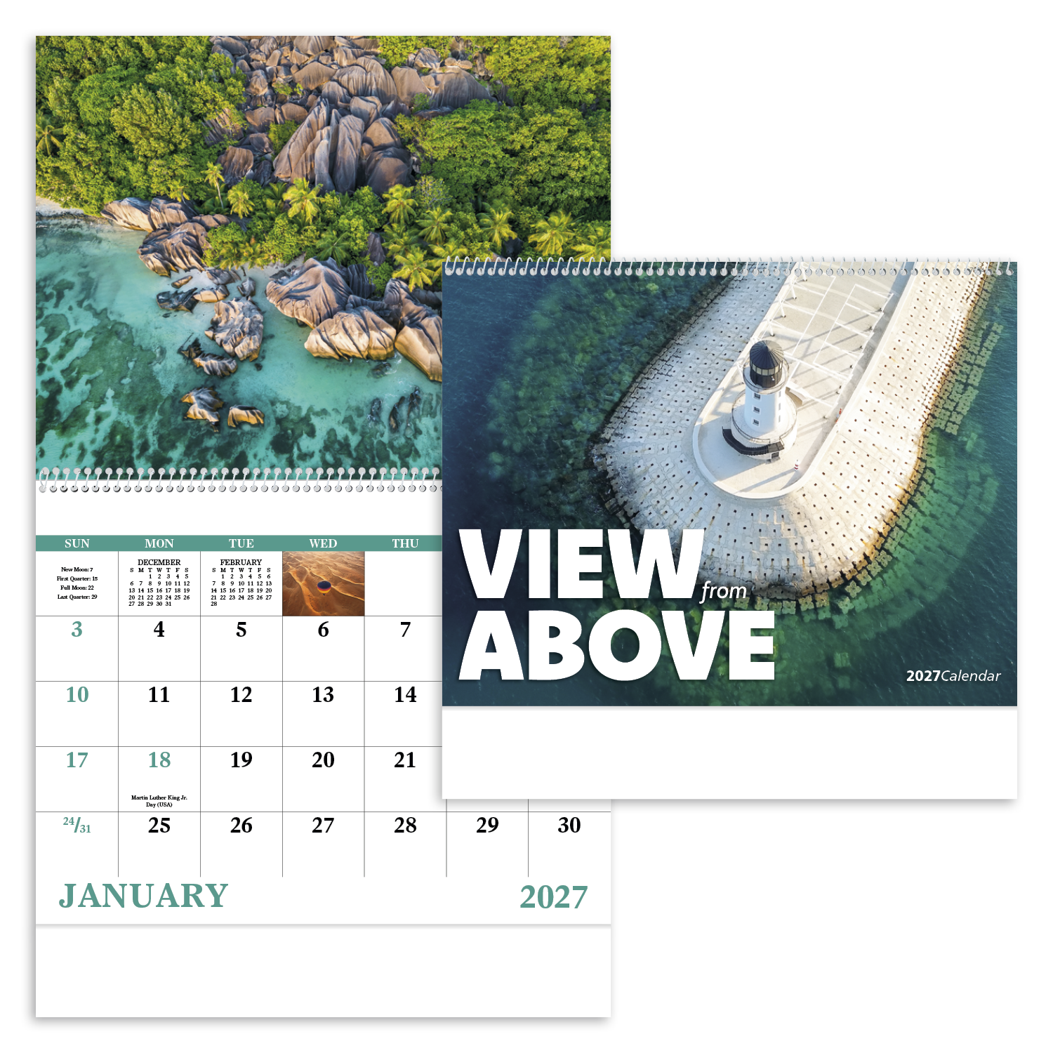 View from Above - Spiral Calendar