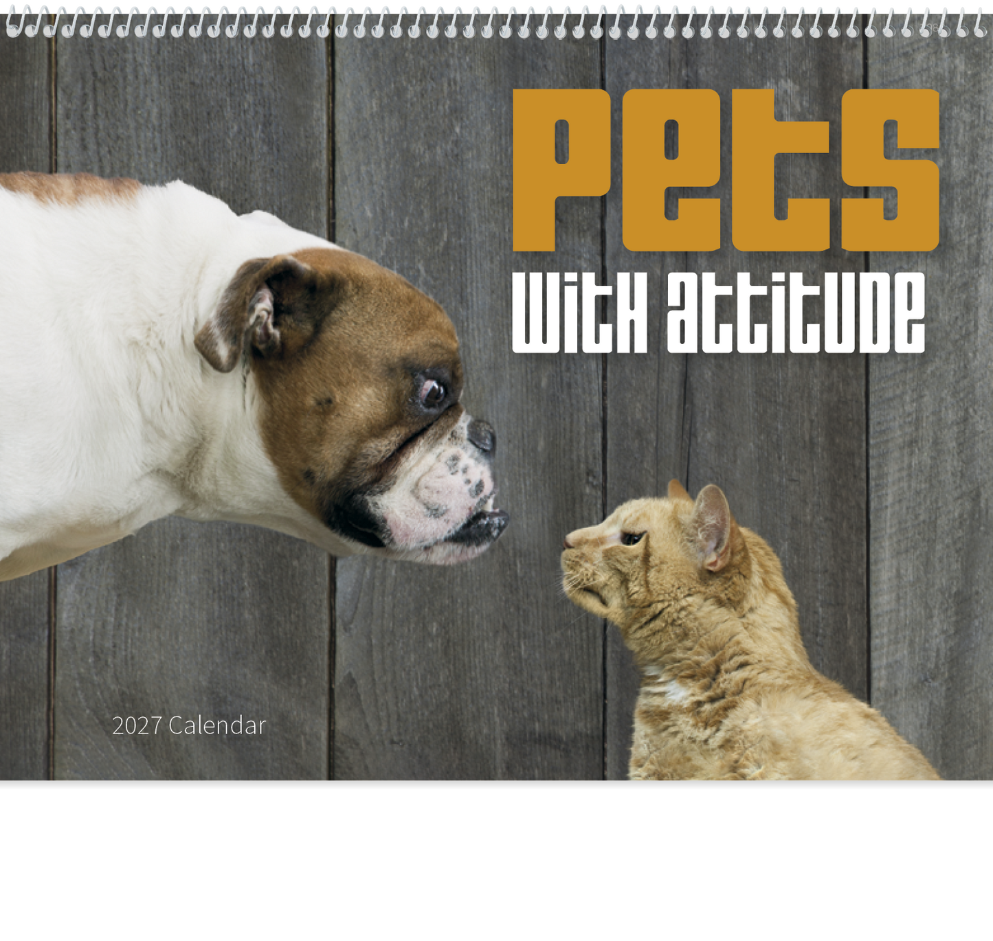 Pets with Attitude - Spiral Calendar