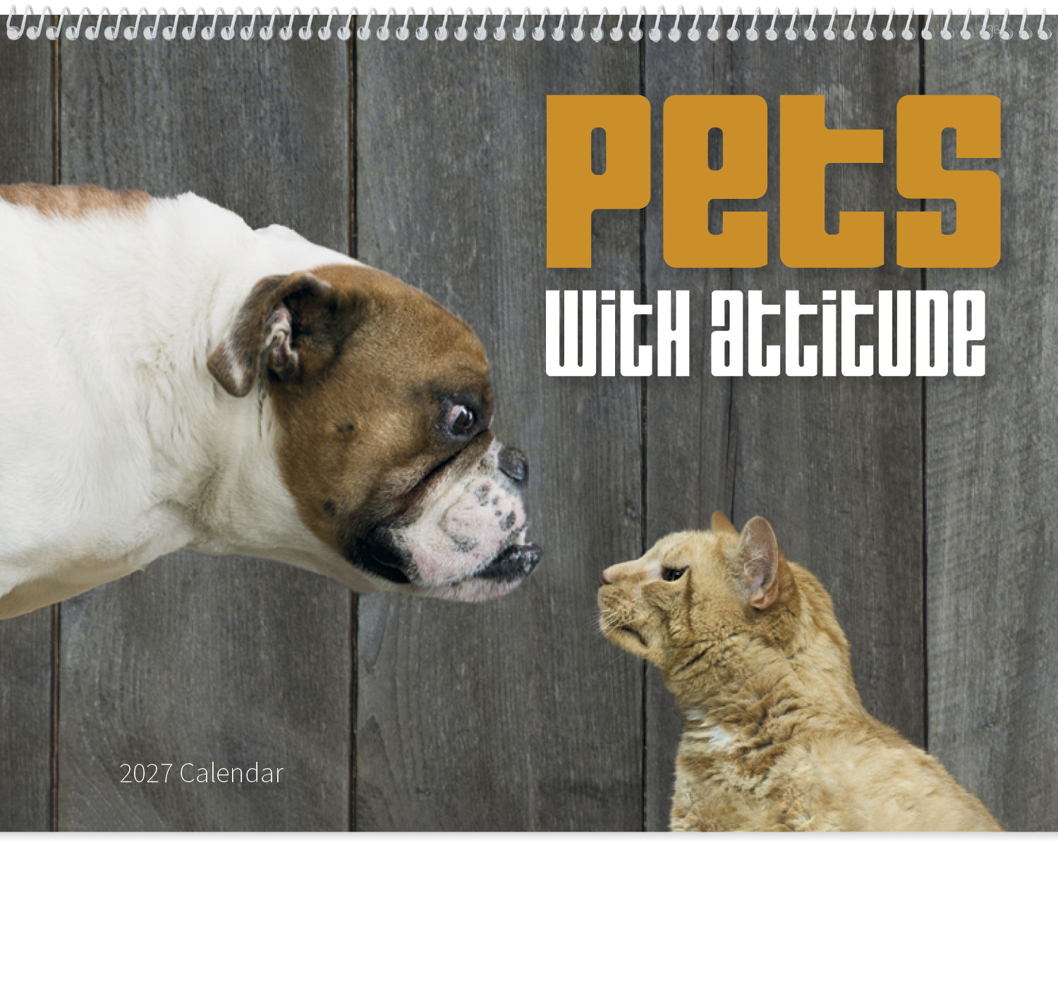 Pets with Attitude - Spiral Calendar