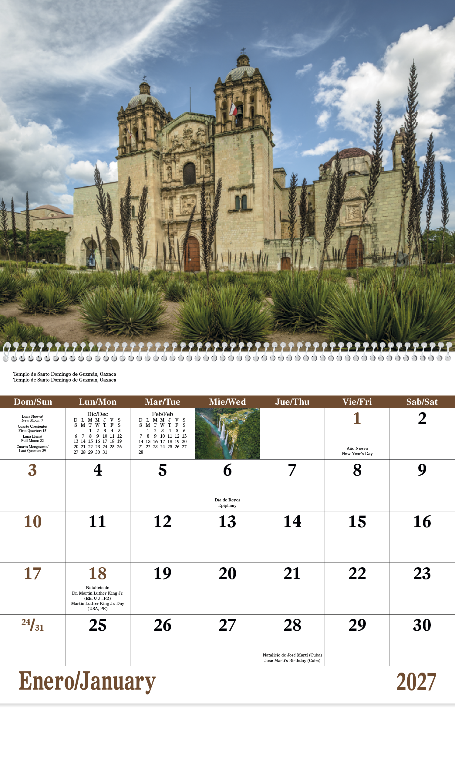 Mexico - Spiral Calendar