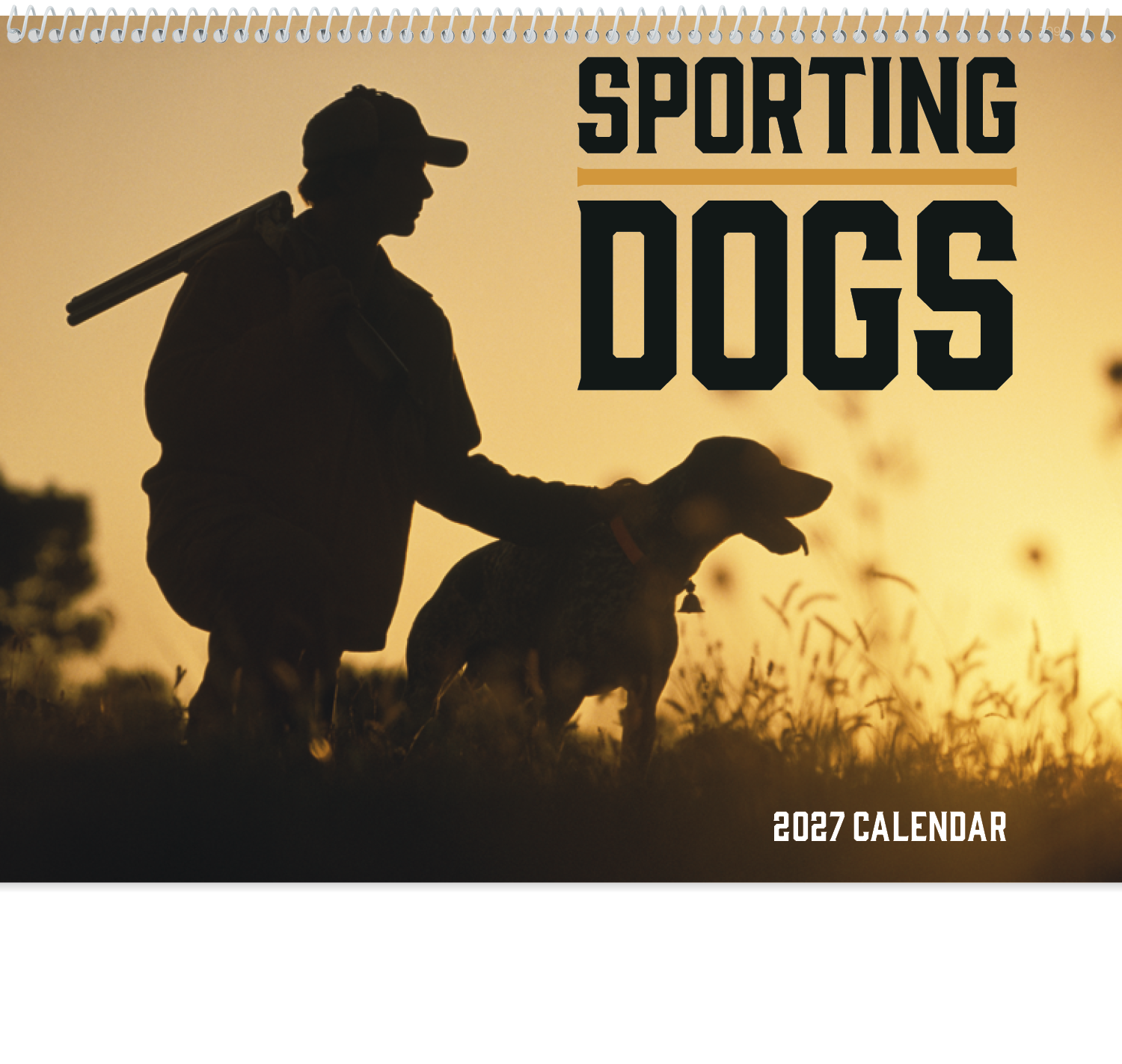 Sporting Dogs - Spiral Calendar
