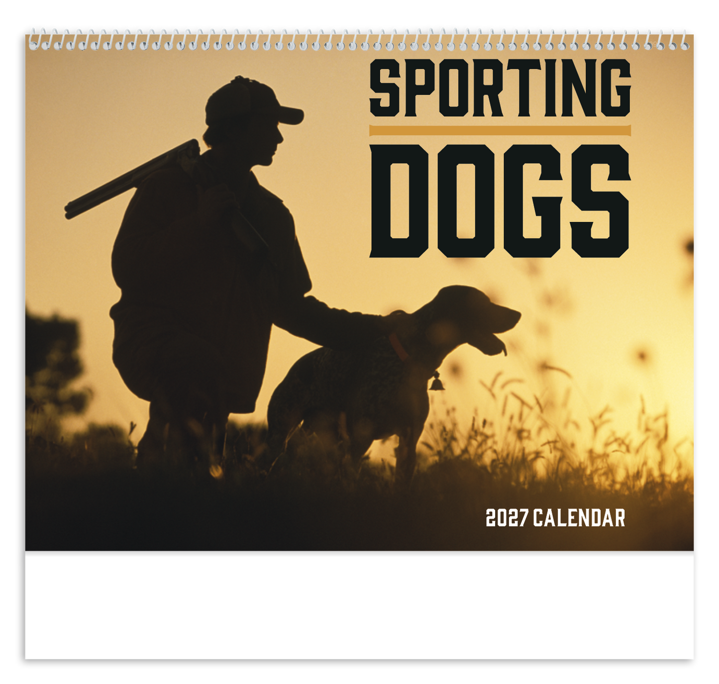 Sporting Dogs - Spiral Calendar