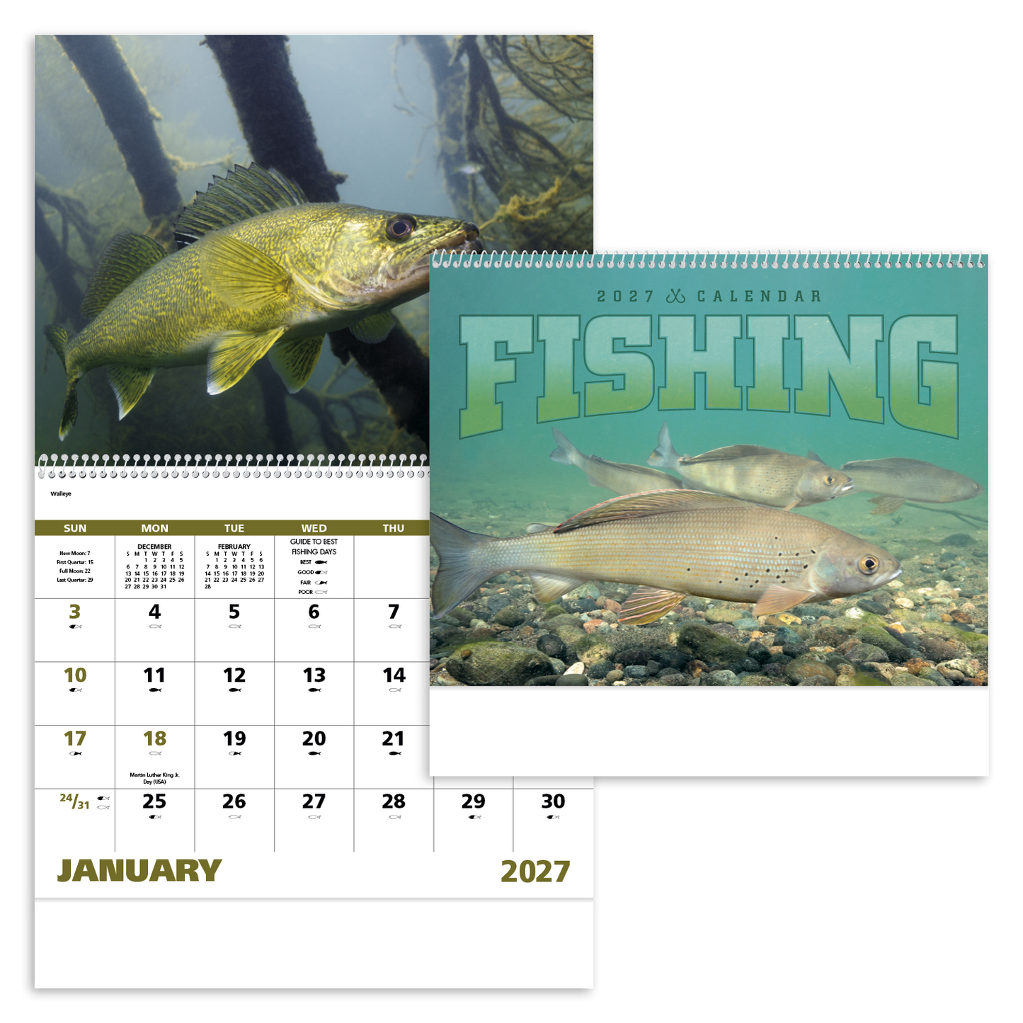 Fishing - Spiral Calendar