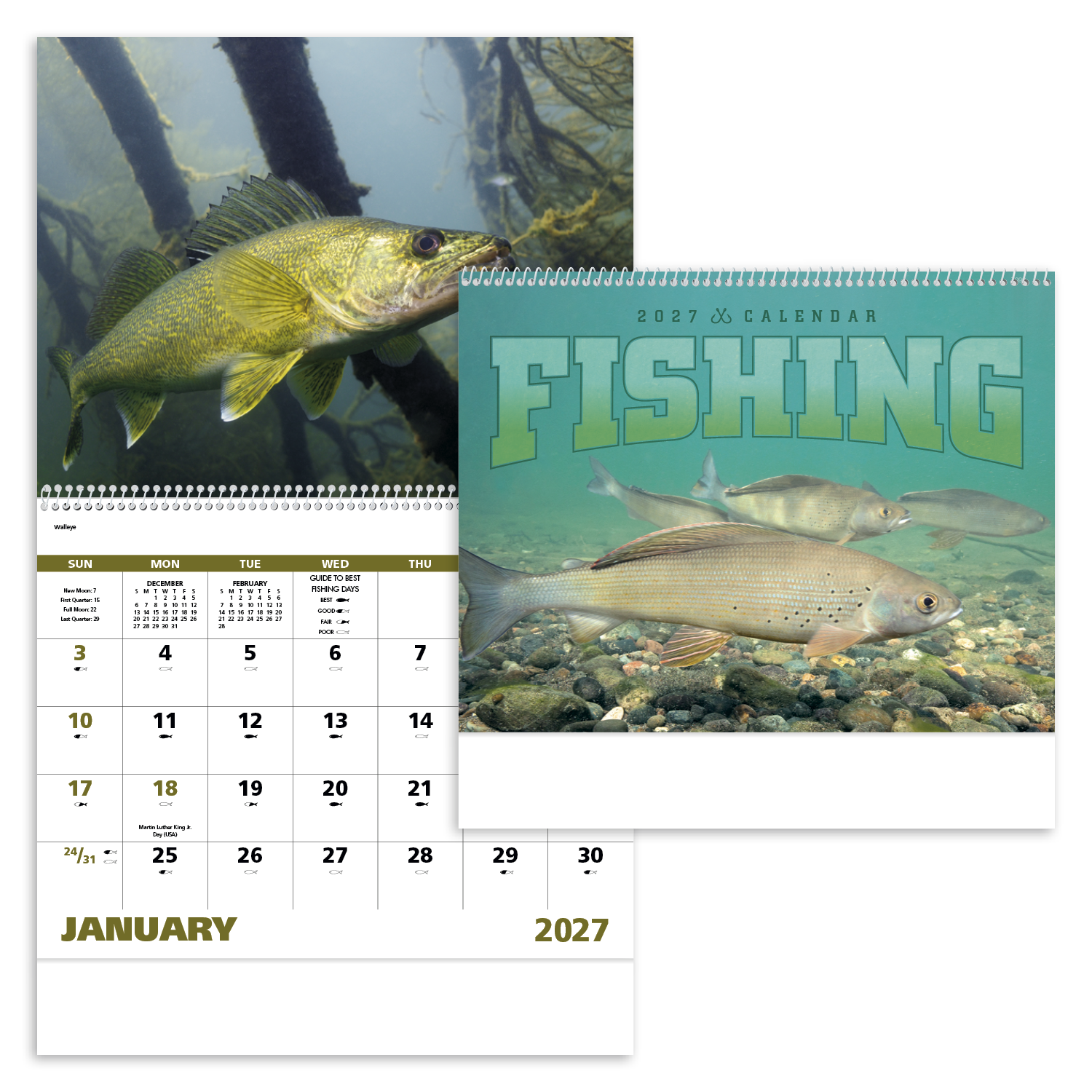 Fishing - Spiral Calendar