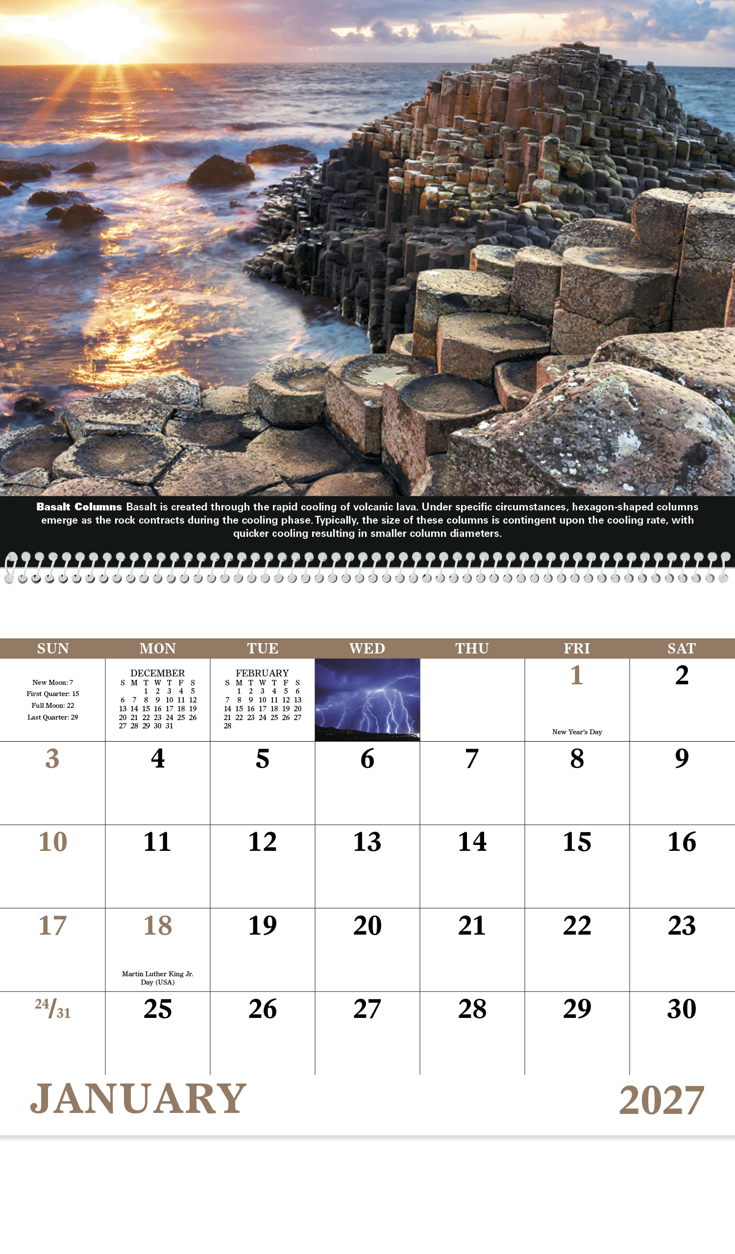 The Power of Nature - Spiral Calendar