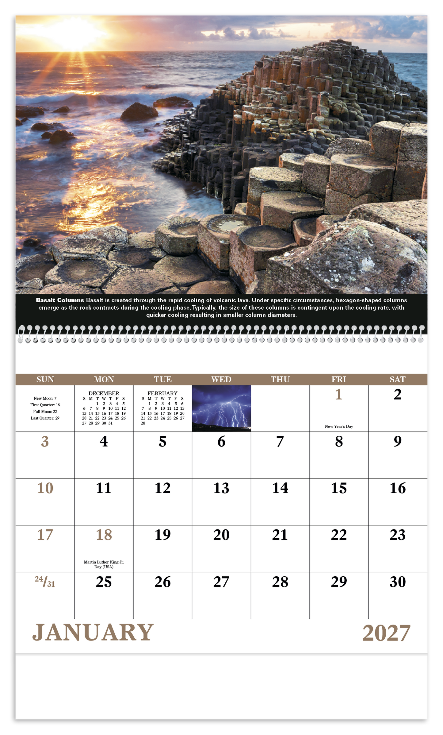 The Power of Nature - Spiral Calendar