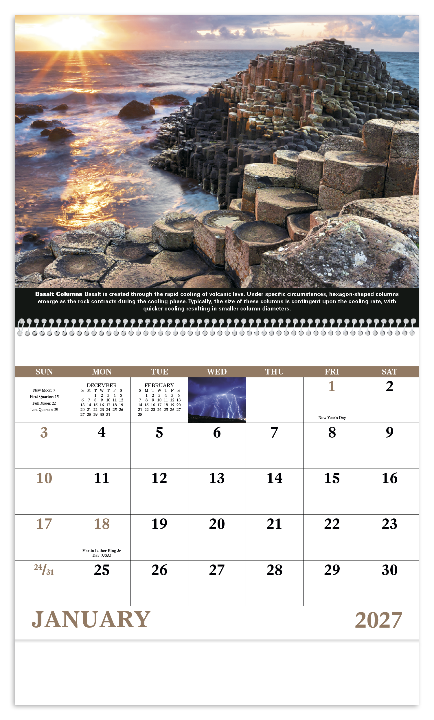 The Power of Nature - Spiral Calendar