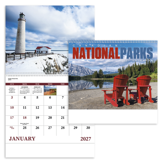 Canadian National Parks - Spiral Calendar