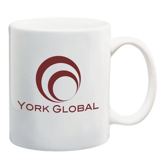 Custom logo 11 Oz. White Ceramic Mug