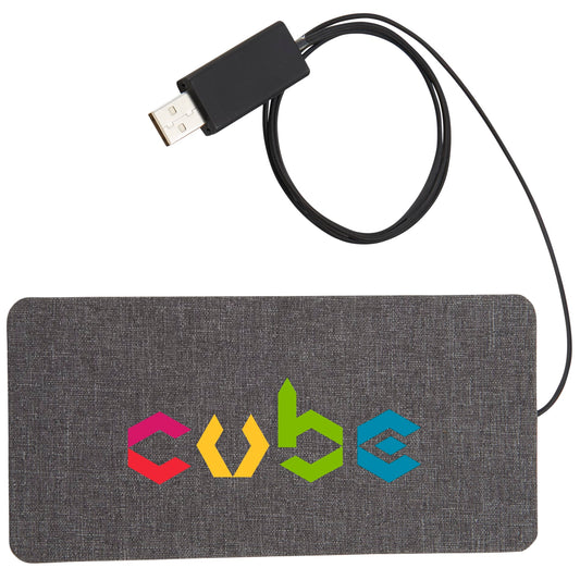 Custom logo Ultra Thin Fabric Wireless Charging Pad
